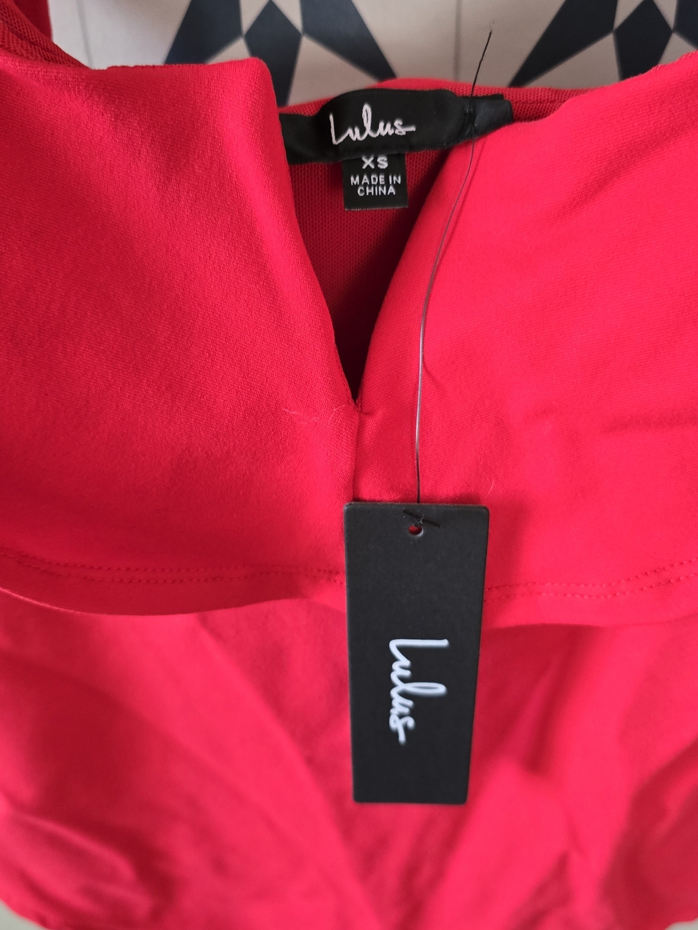 Lulu's Hot Pink Ruffle Bodysuit - Picture 2 of 4